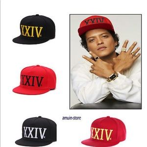 2018 New Bruno Mars 24k Magic Baseball Cap